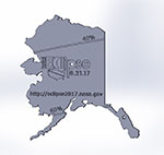 Alaska state map thumbnail image