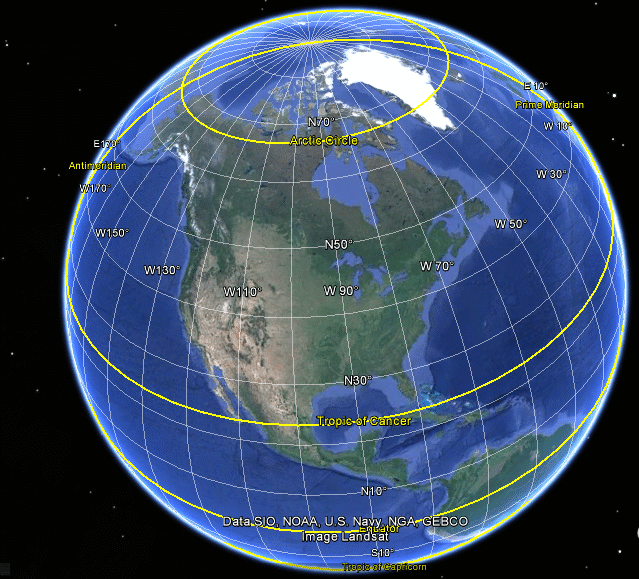 earth globe with grid